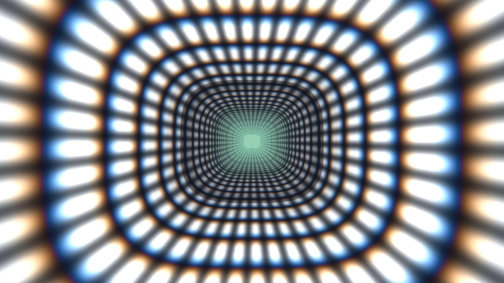 Radiant tunnel of concentric light — light tunnel wallpaper at 3840x2160