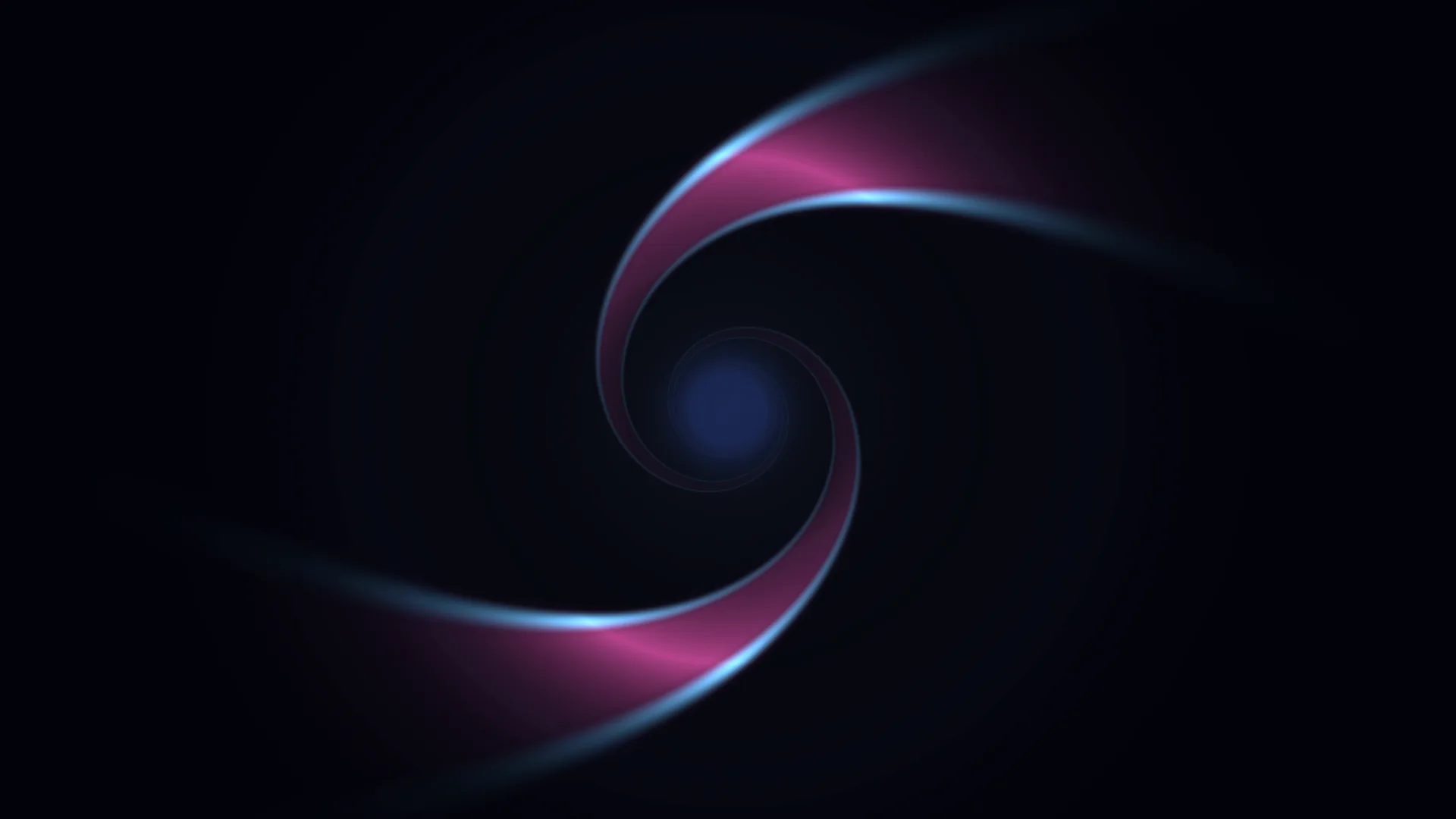 Magenta spiral arc in a field of midnight blue — spiral wallpaper at 3840x2160