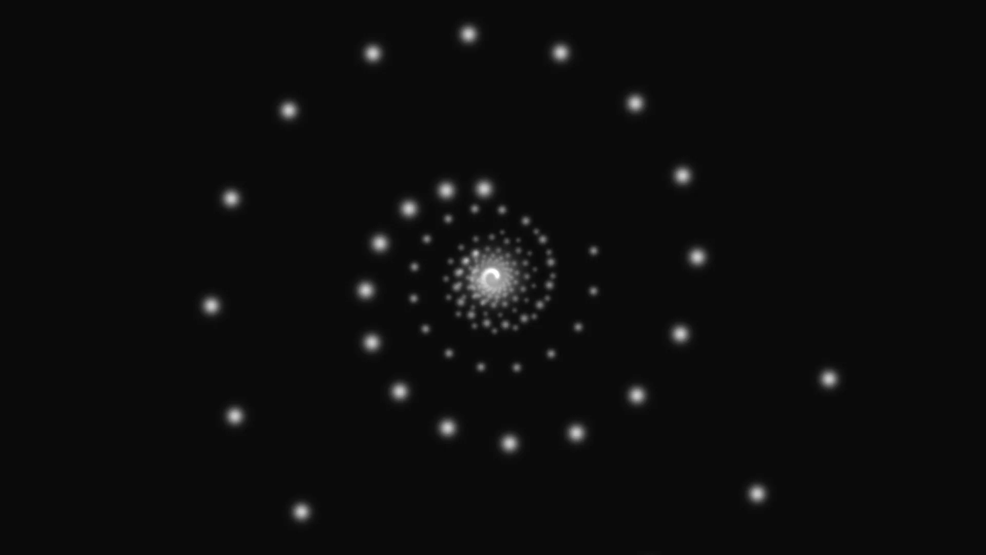 White spiral constellation in a field of black — spiral wallpaper at 3840x2160