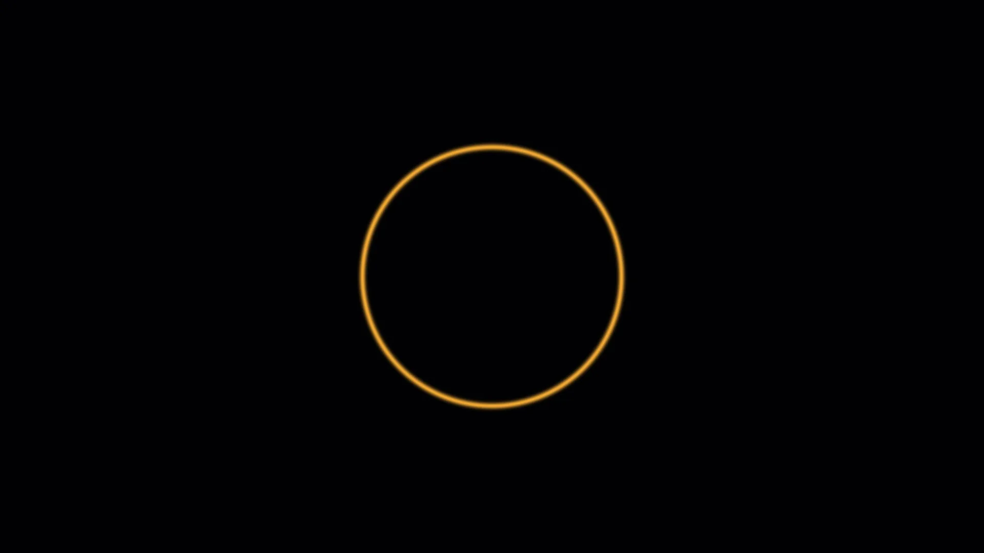 Amber ring suspended in black space — amber ring wallpaper at 3840x2160