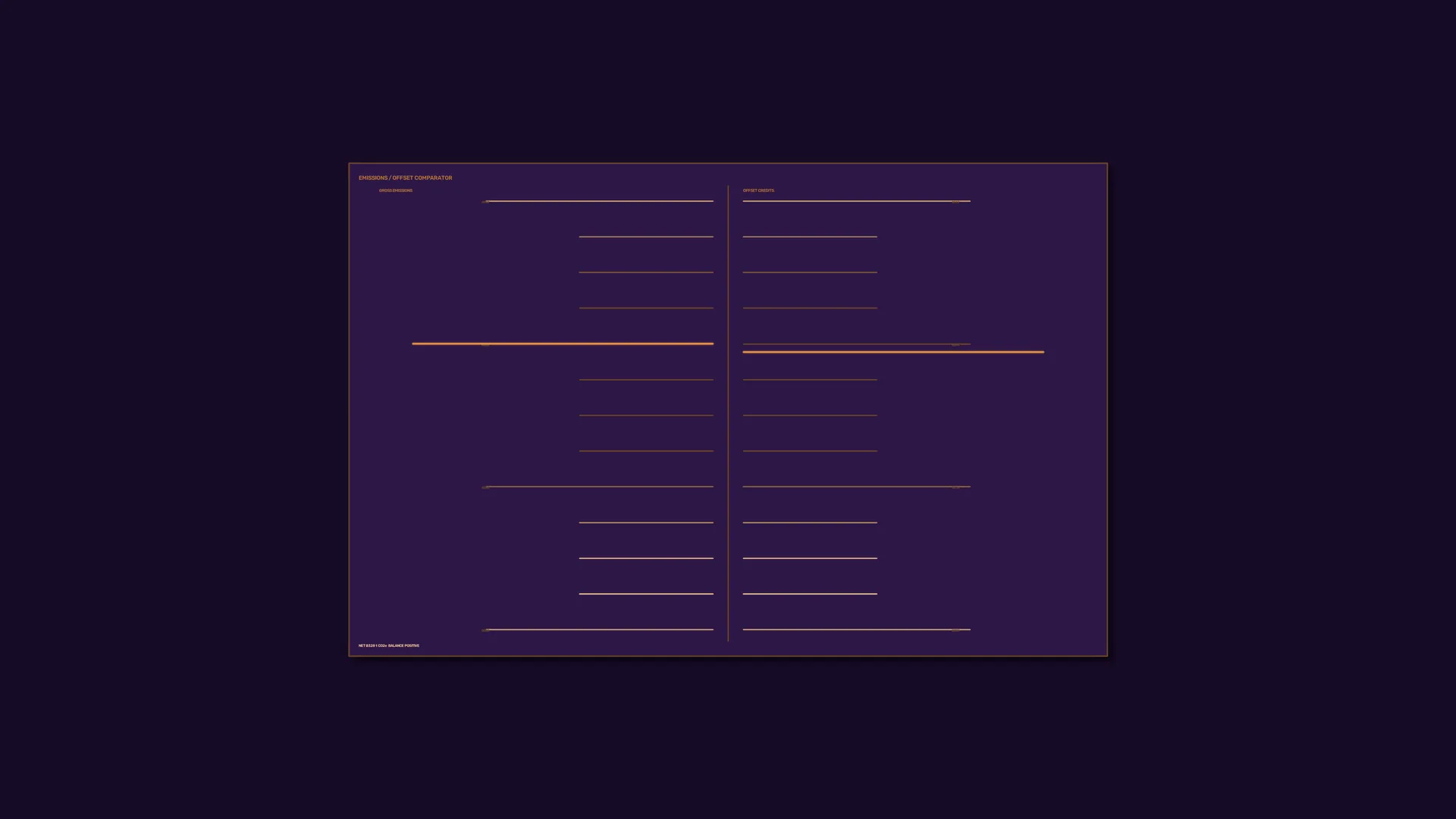 Violet offset grid with amber horizontal lines — violet wallpaper at 3840x2160