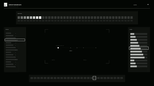 Monochrome Interface with Cascade Signals — monochrome wallpaper at 3840x2160