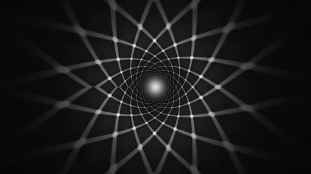 Luminous web of concentric geometry — abstract geometry wallpaper at 3840x2160