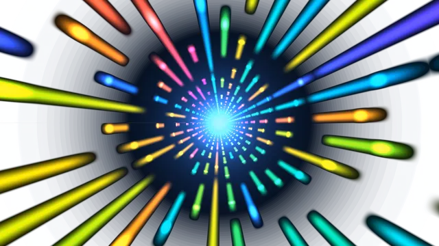 Chromatic light tunnel with a radiant center — light tunnel wallpaper at 3840x2160