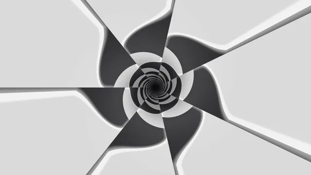 Monochrome spiral of light and negative space — monochrome wallpaper at 3840x2160
