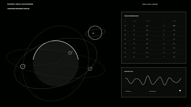 Orbital trace diagram in black and white — orbital diagram wallpaper at 3840x2160