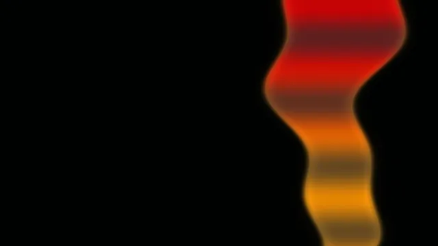 Red and amber ribbon against black — abstract ribbon wallpaper at 3840x2160