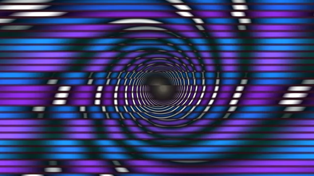 Violet and blue tunnel in horizontal light — abstract wallpaper at 3840x2160