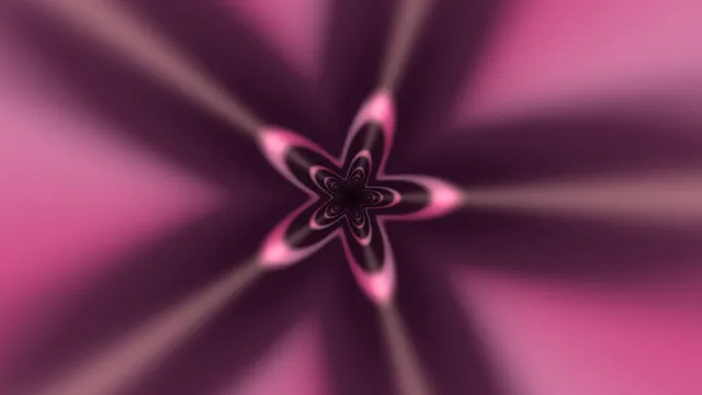 Pink radial bloom in a field of plum shadow — abstract wallpaper at 3840x2160