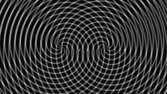 White lattice waves across a black field — concentric waves wallpaper at 3840x2160