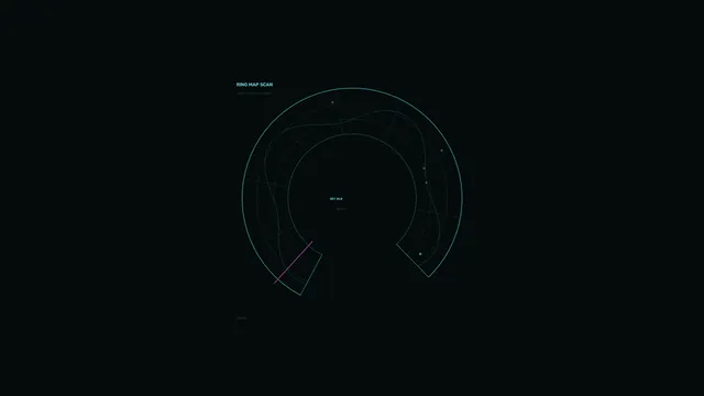 Teal orbital diagram with magenta vector line — orbital diagram wallpaper at 3840x2160