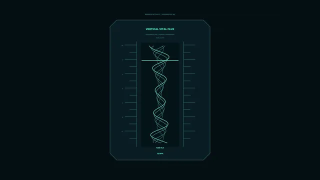 Teal waveform within a dark diagnostic grid — teal waveform wallpaper at 3840x2160