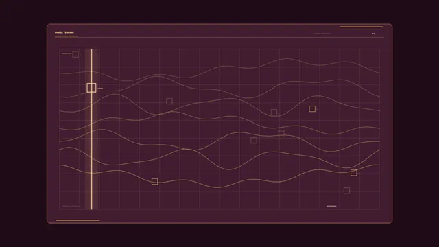 Contour Lines on a Burgundy Terrain Grid — contour lines wallpaper at 3840x2160
