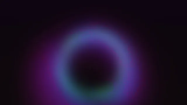 Violet and cyan halo in deep negative space — violet wallpaper at 3840x2160