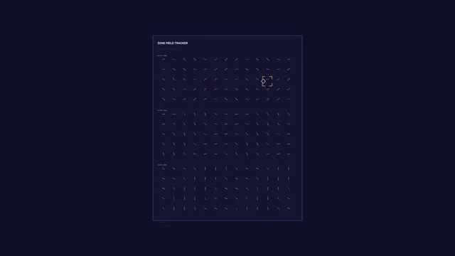 Zone field tracker with a geometric signal grid — zone field tracker wallpaper at 3840x2160
