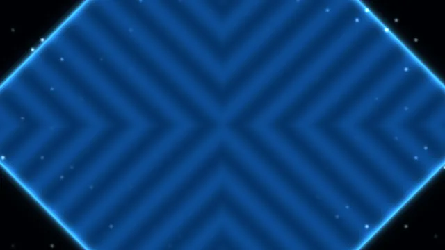 Blue luminous geometry beneath a field of stars — blue wallpaper at 3840x2160