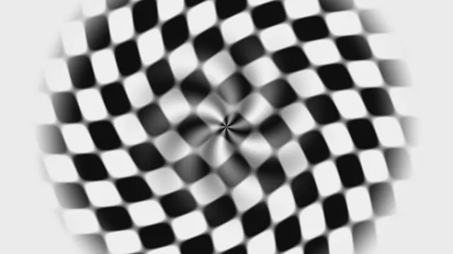Monochrome checkerboard spiral in soft relief — checkerboard wallpaper at 3840x2160