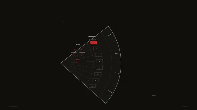 Dark radar diagram with red signal marker — radar diagram wallpaper at 3840x2160