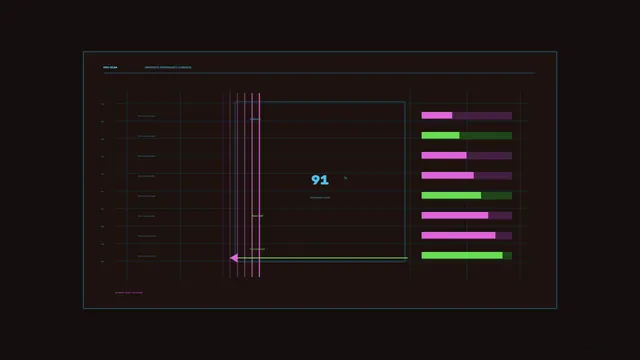 Neon provenance dashboard on a dark field — dashboard wallpaper at 3840x2160