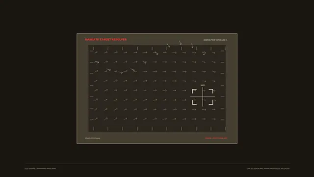 Mandate Target Resolver with Directional Grid — directional grid wallpaper at 3840x2160
