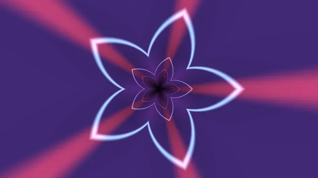 Luminous Petal Geometry in Violet Space — floral geometry wallpaper at 3840x2160