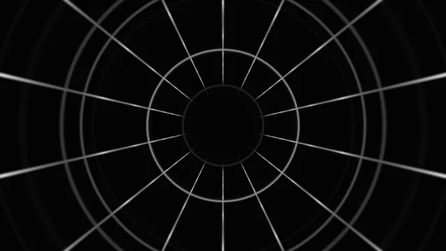 Concentric rings and radiating lines in black — black wallpaper at 3840x2160