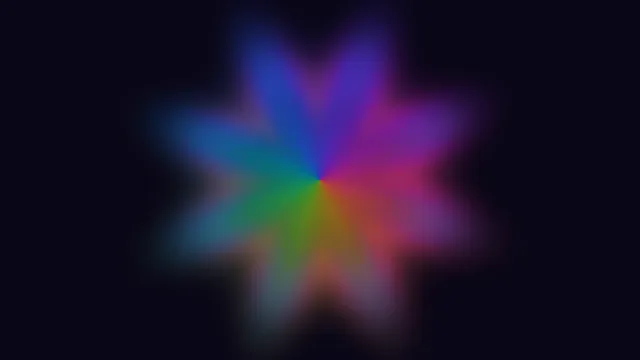 Prismatic radial glow in deep violet space — radial glow wallpaper at 3840x2160