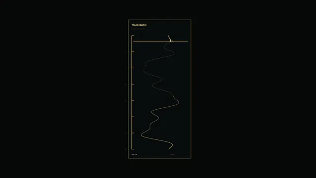 Gold waveform chart on a black field — waveform wallpaper at 3840x2160