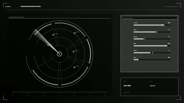 Monochrome radar display with circular sweep — radar wallpaper at 3840x2160
