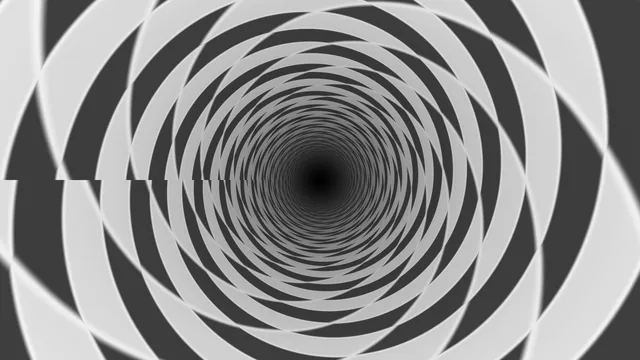 Concentric silver rings around a dark center — concentric rings wallpaper at 3840x2160