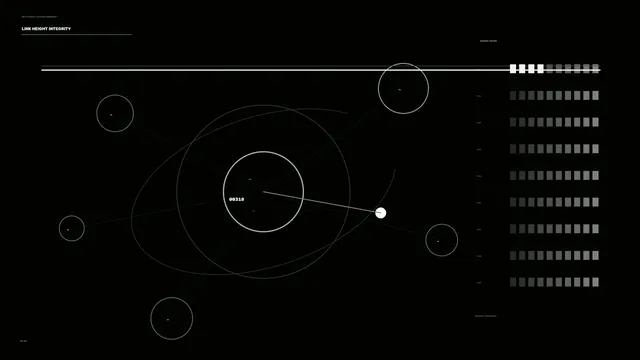 Orbital diagram in black and white — orbital diagram wallpaper at 3840x2160