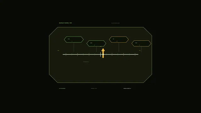 Minimal green technical control diagram — technical diagram wallpaper at 3840x2160