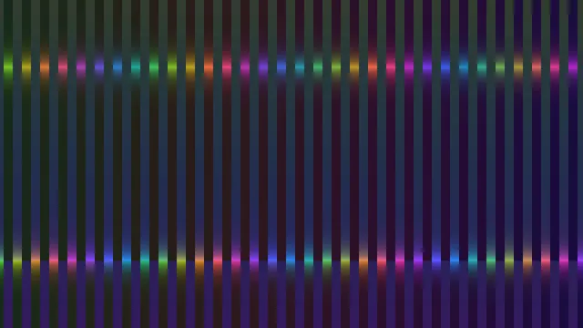 Chromatic bars across a field of shadow — vertical bars wallpaper at 3840x2160