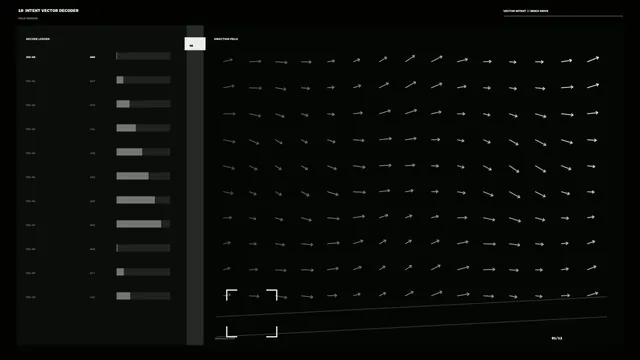 Monochrome Vector Field Interface — vector field wallpaper at 3840x2160