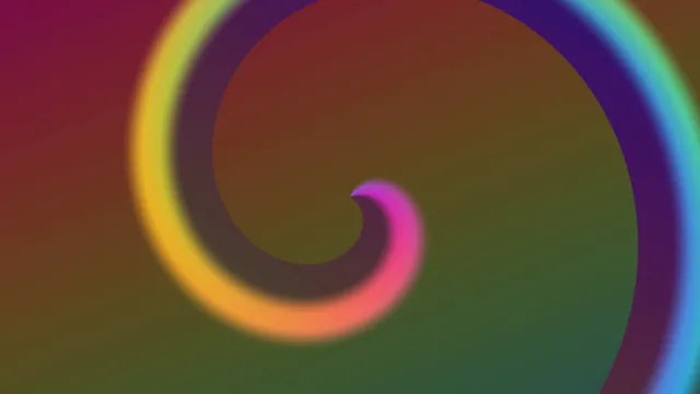 Chromatic spiral with luminous circular bands — spiral wallpaper at 3840x2160