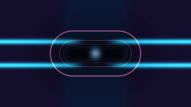 Neon capsules across a midnight field — neon wallpaper at 3840x2160
