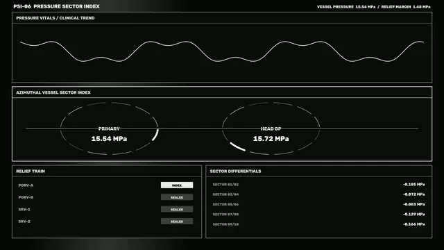 Monochrome vessel pressure control interface — vessel pressure wallpaper at 3840x2160