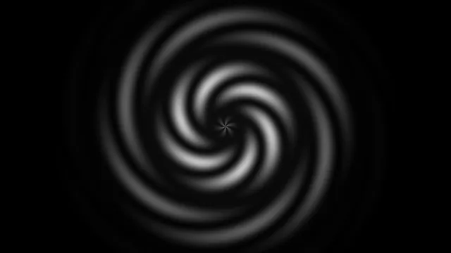 Monochrome spiral with a luminous central whirl — spiral wallpaper at 3840x2160