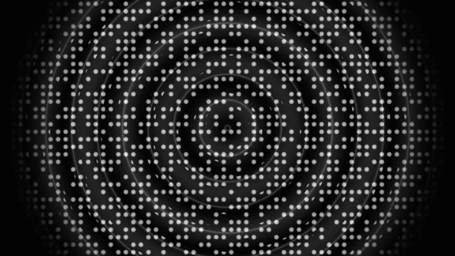 Concentric rings of light and monochrome dots — concentric rings wallpaper at 3840x2160