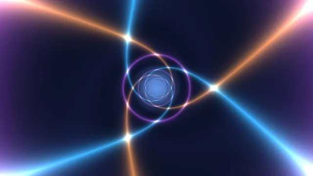 Luminous spirals across a midnight blue field — abstract wallpaper at 3840x2160