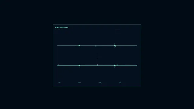 Green circuit diagram in deep blue space — circuit diagram wallpaper at 3840x2160