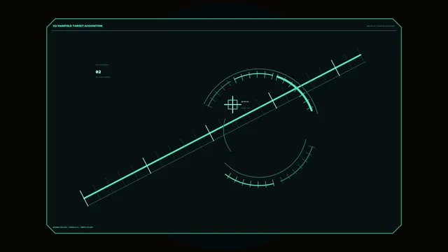 Teal orbital targeting diagram on a dark field — orbital diagram wallpaper at 3840x2160