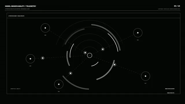 Monochrome Telemetry Orbit Diagram — telemetry wallpaper at 3840x2160