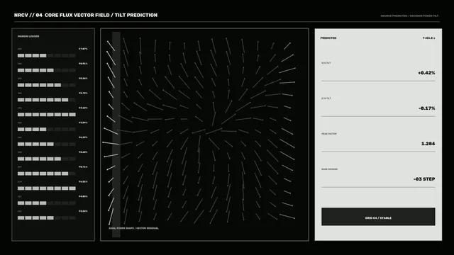 Monochrome Vector Field Control Interface — vector field wallpaper at 3840x2160