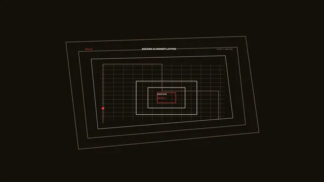 Docking alignment lattice in dark geometric space — docking alignment wallpaper at 3840x2160