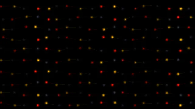 Colored points and fine lines across black space — glowing points wallpaper at 3840x2160