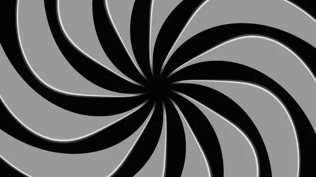 Black and gray spiral of sweeping curved forms — black and gray wallpaper at 3840x2160
