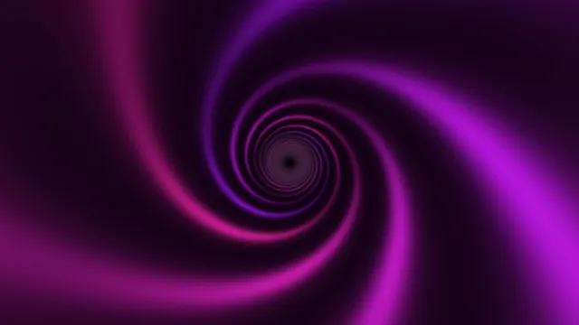 Violet spiral rings around a dark central void — spiral wallpaper at 3840x2160