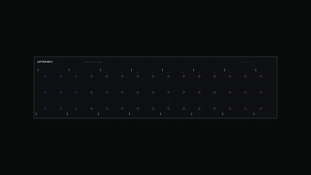Lattice belt of coloured signal marks — lattice wallpaper at 3840x2160