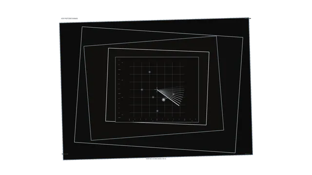 Concentric radar geometry in black and silver — radar wallpaper at 3840x2160